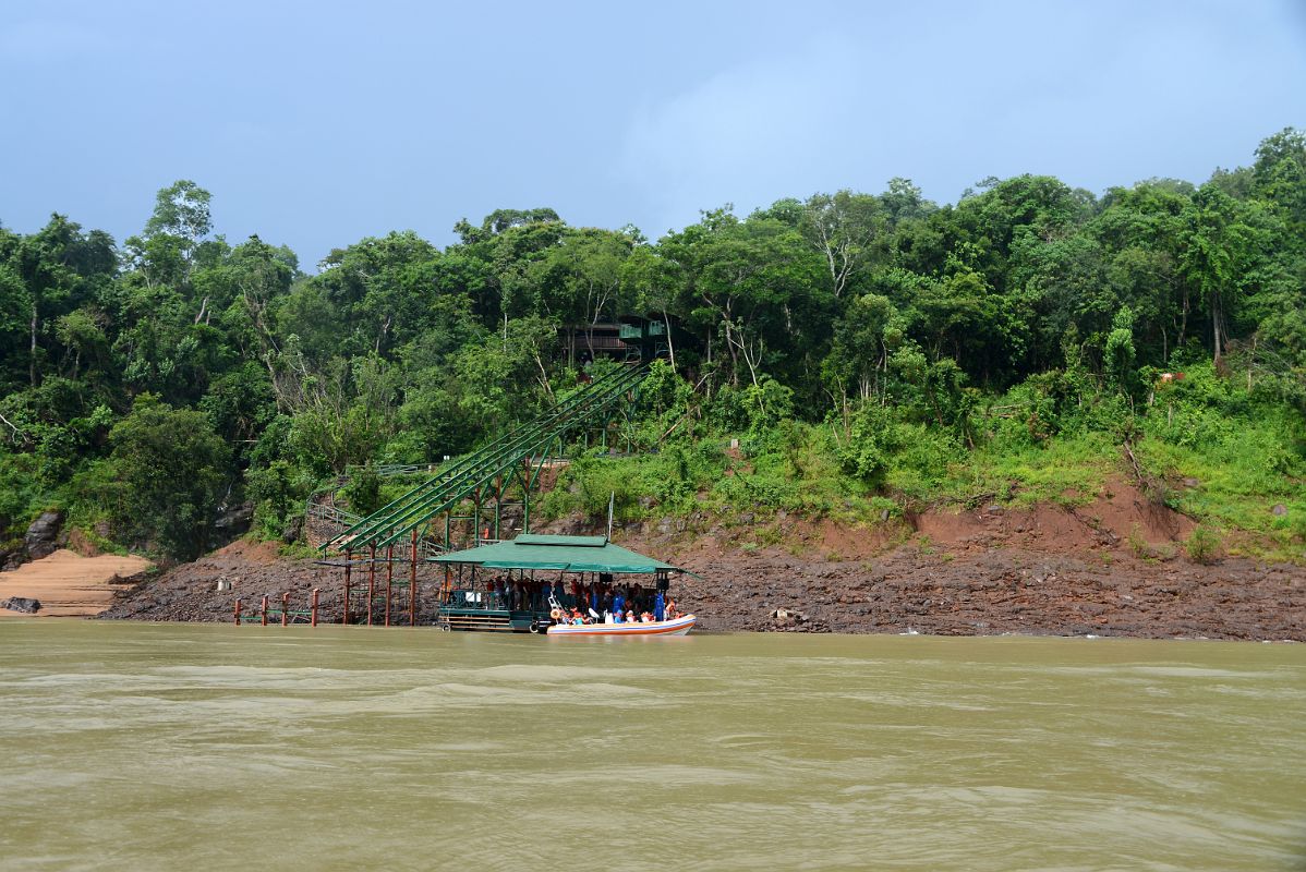 09 The Boat Dock At Brazil Iguazu Falls